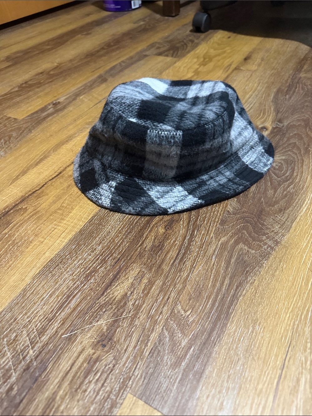Classic Black Knit Bucket Hat